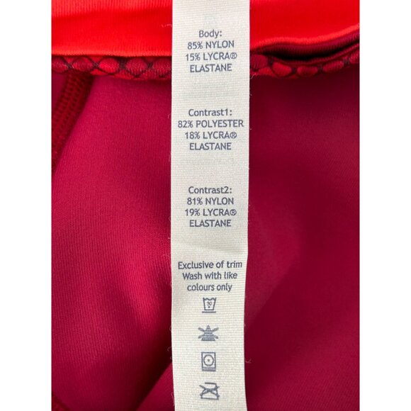Lululemon Wunder Under Pant III (Reversible) Cranberry/Alarming - Sz 6 NWT - Picture 9 of 10